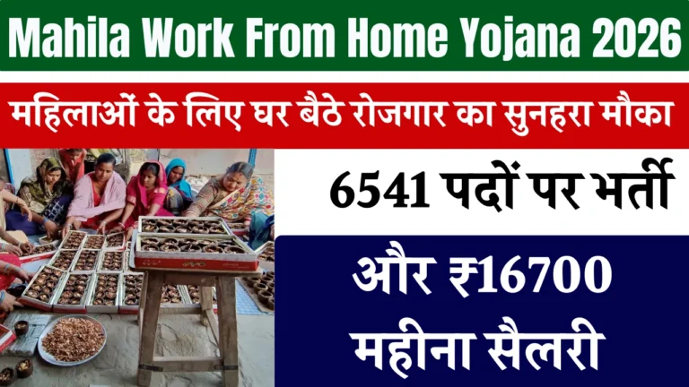 Mahila Work From Home Yojana 2026